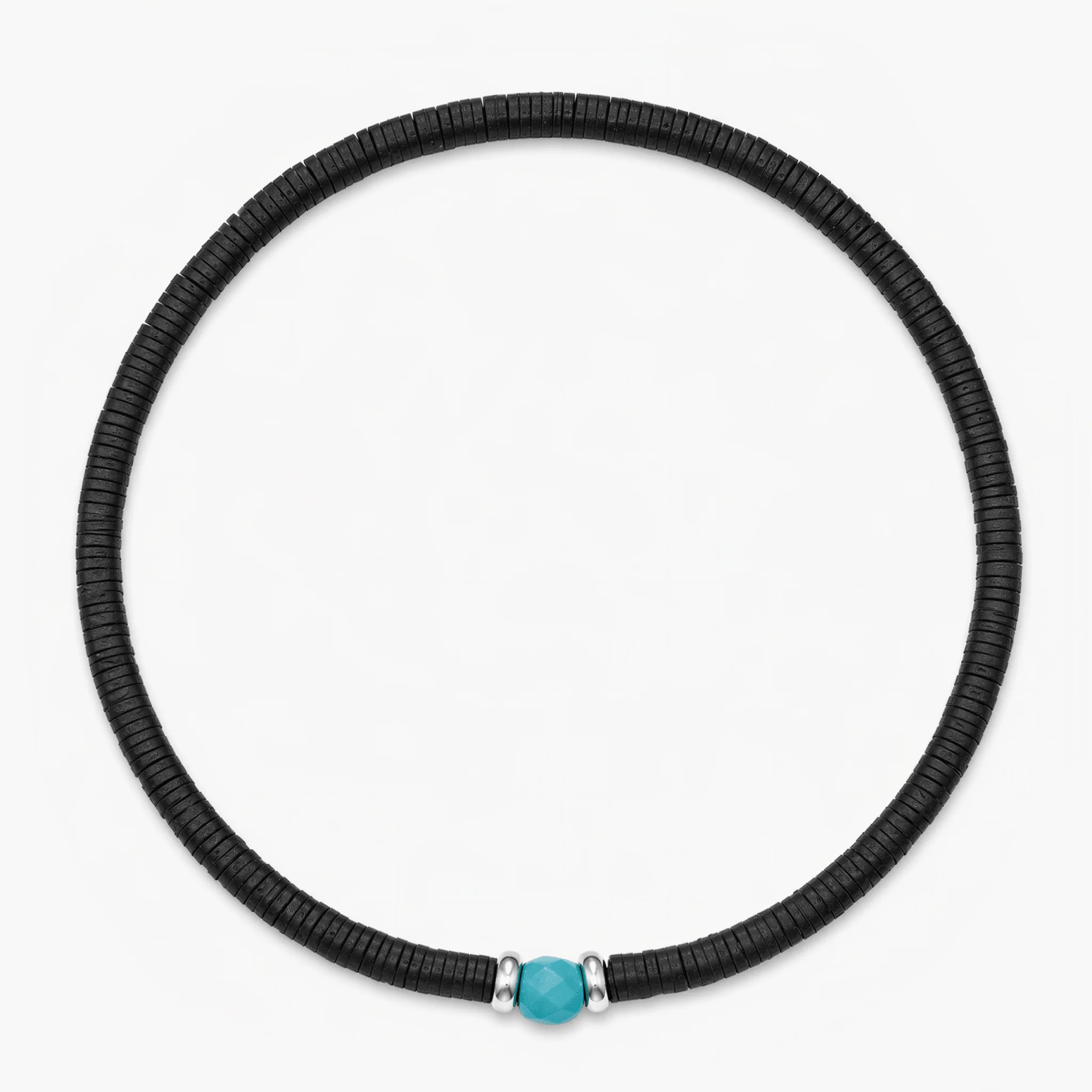 3mm Vinyl Beads Bracelet (Black)