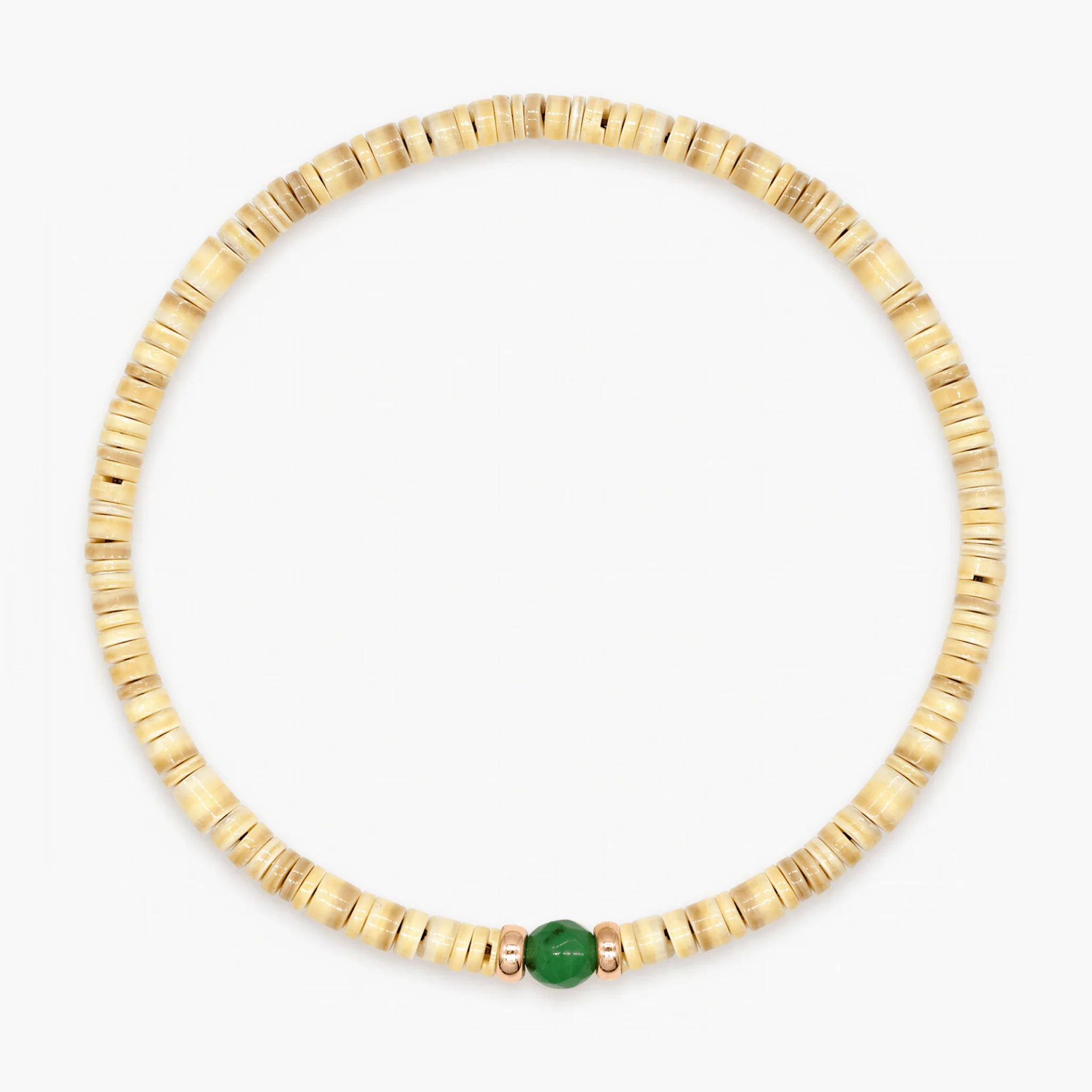 3mm Vinyl Beads Bracelet (Shell)
