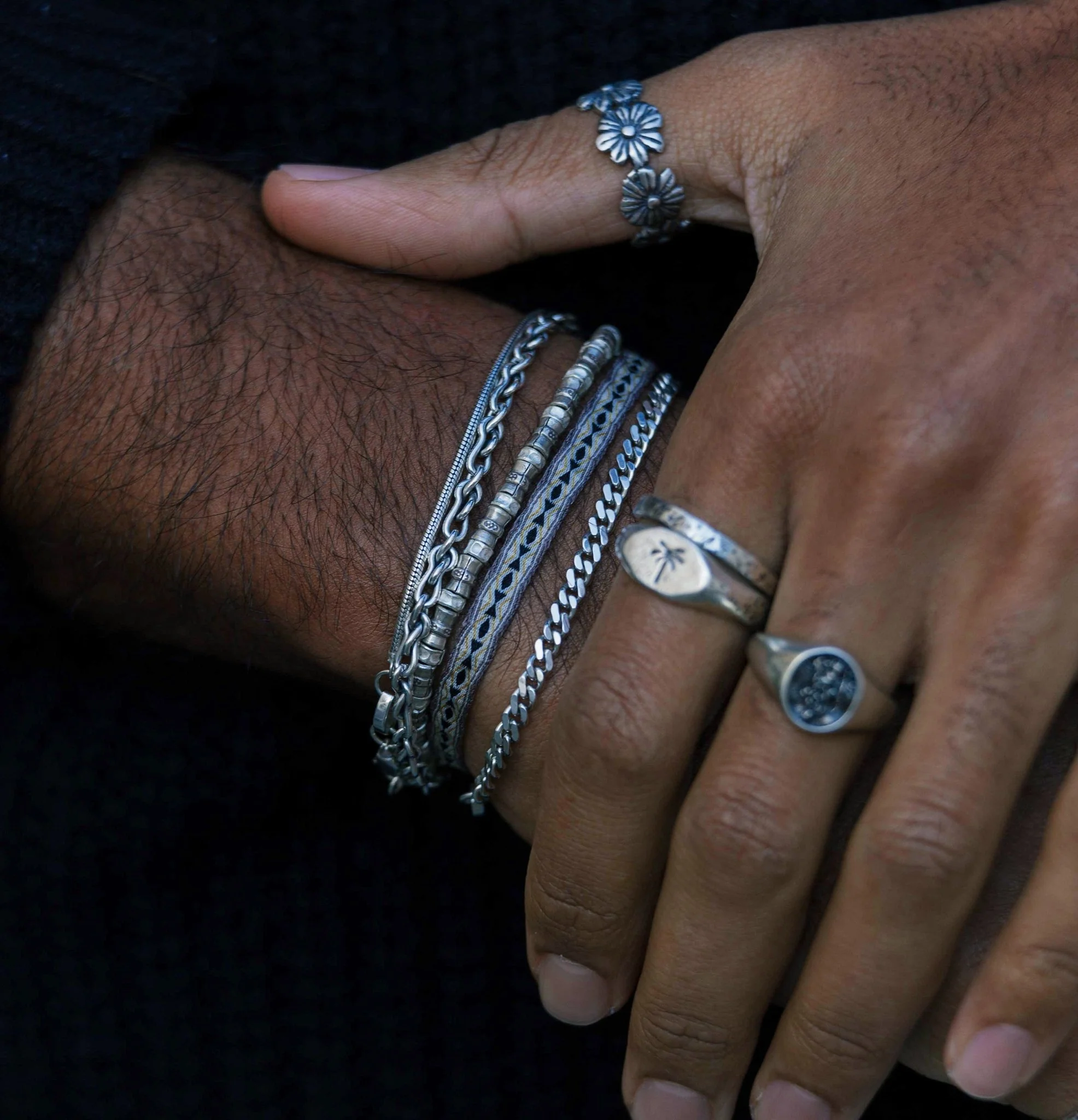 4mm " Bayu" Silver Bracelet - Image 5