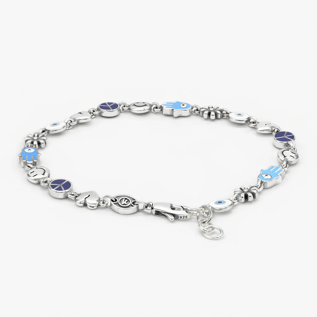 Holidays Bracelet With Sterling Silver Enameled Charms - Image 2