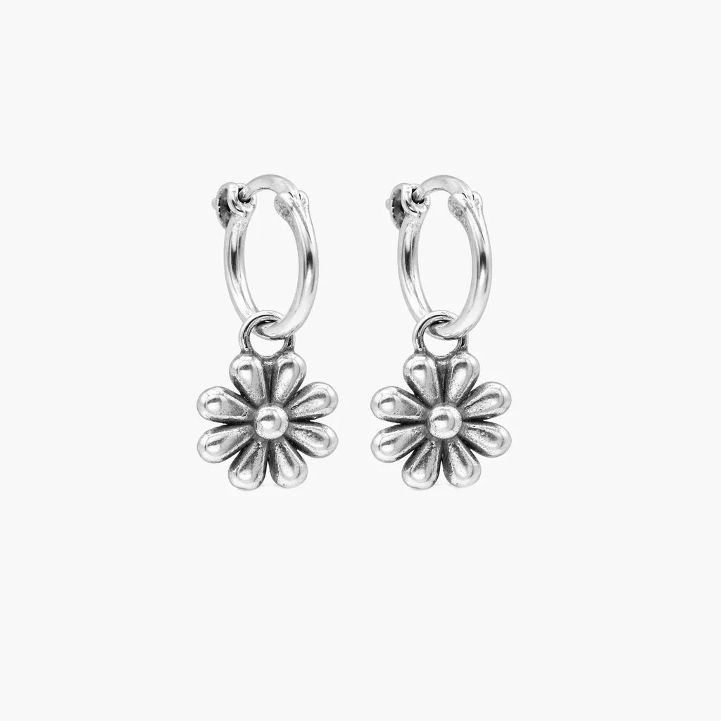Daisy Sterling Silver Earring - Image 3