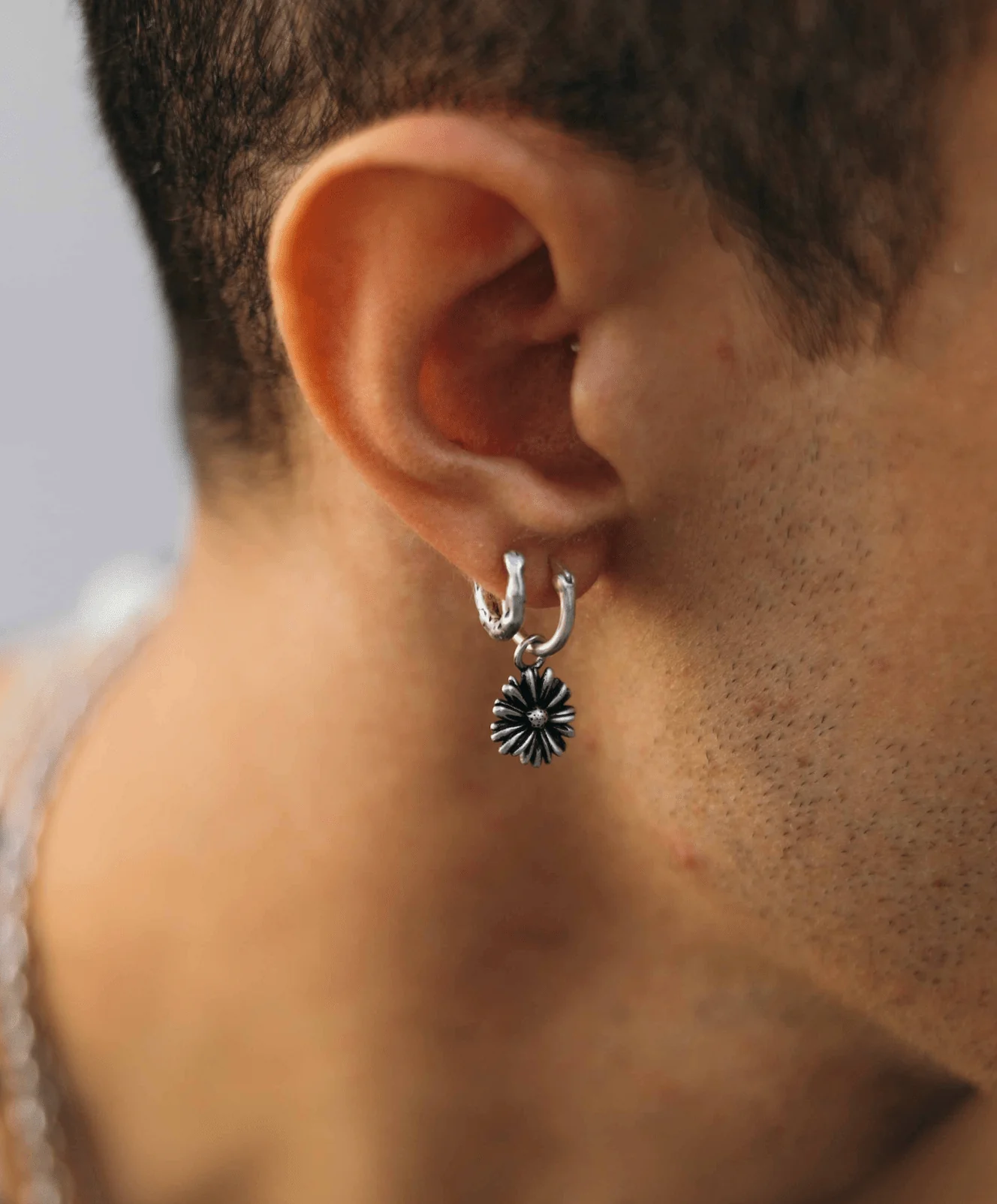 Daisy Sterling Silver Earring - Image 2