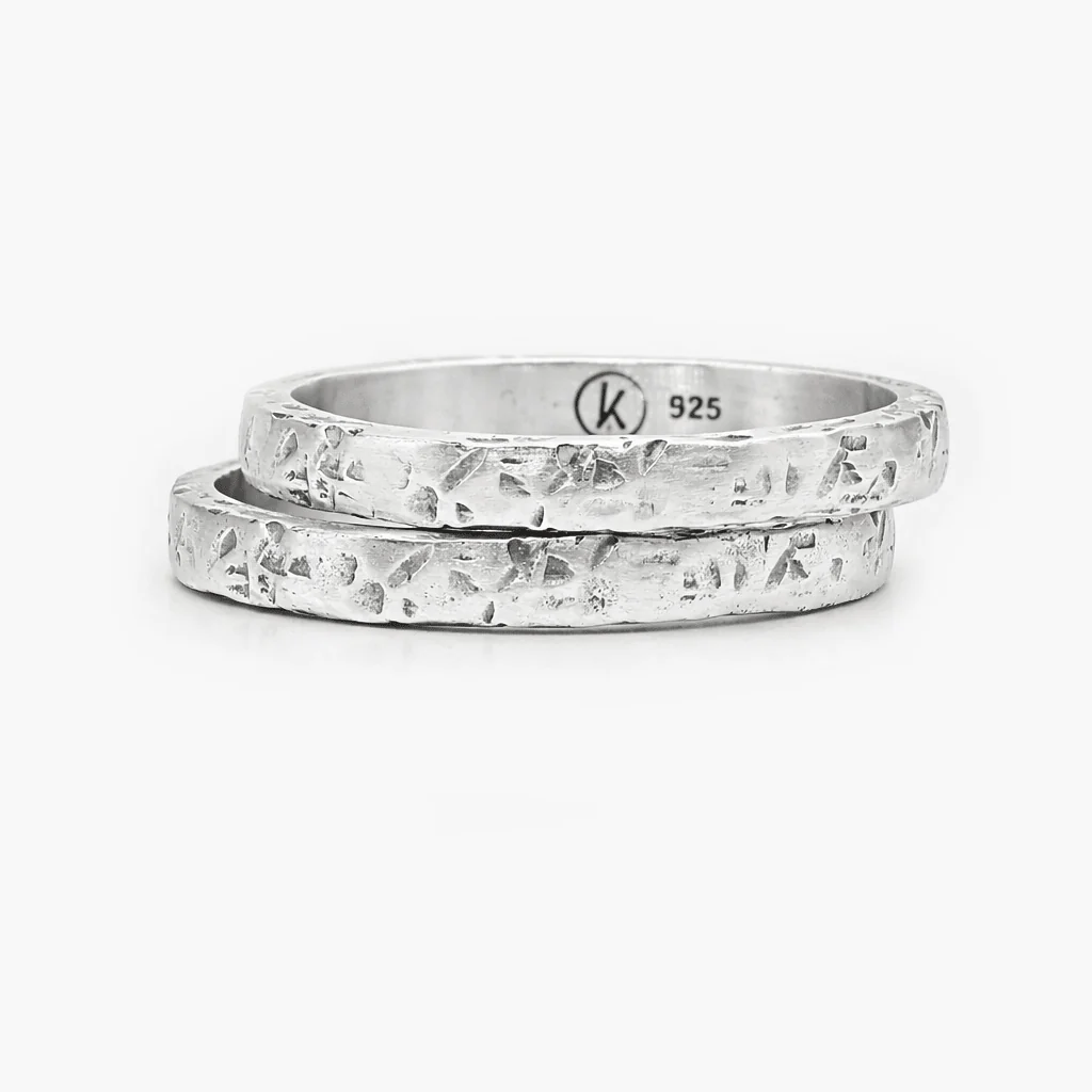 Double Bands Sterling Silver Ring
