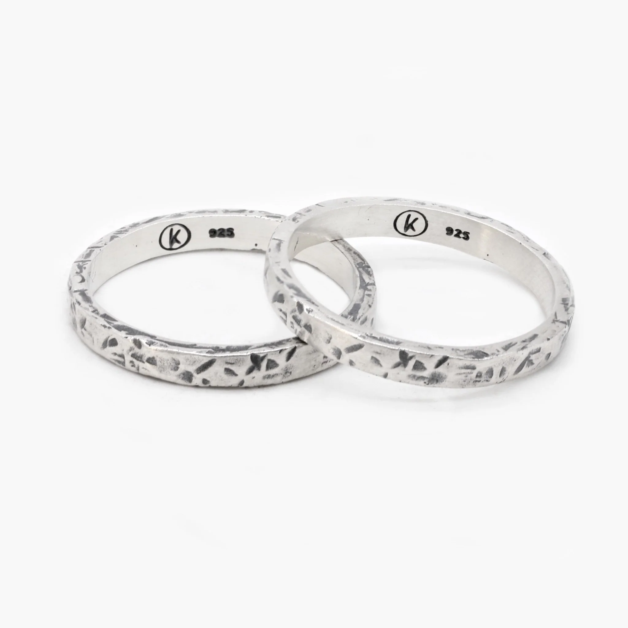 Double Bands Sterling Silver Ring - Image 2