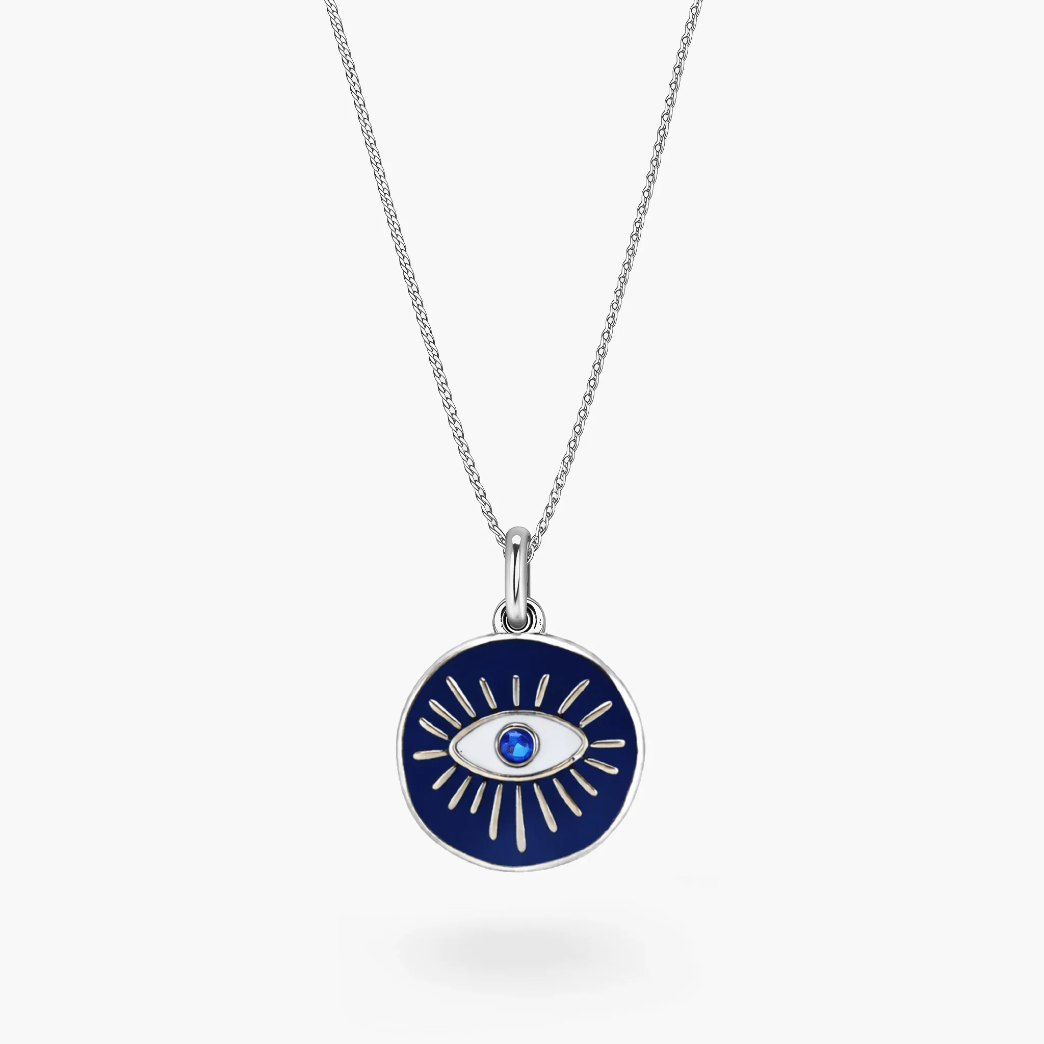 Enamelled "Thessaloniki" Evil Eye Necklace