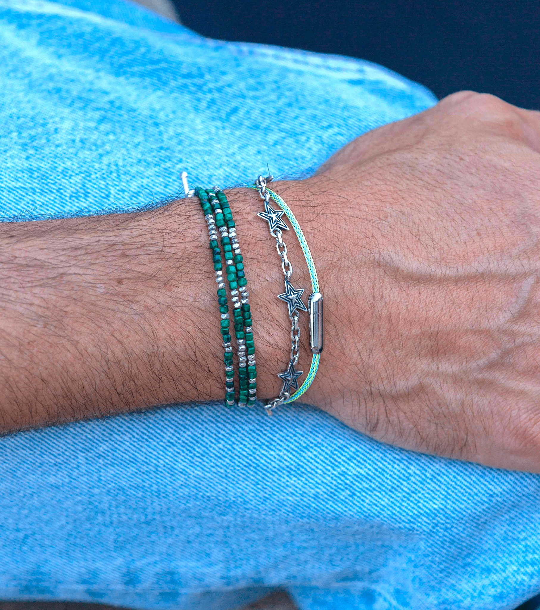 Shooting Star Sterling Silver Chain Bracelet - Image 5