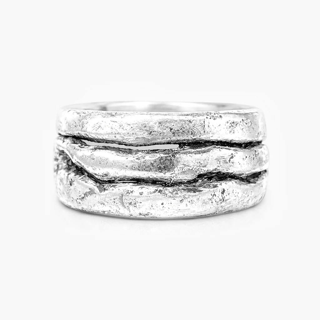 Hand-forged Sterling Silver Ring