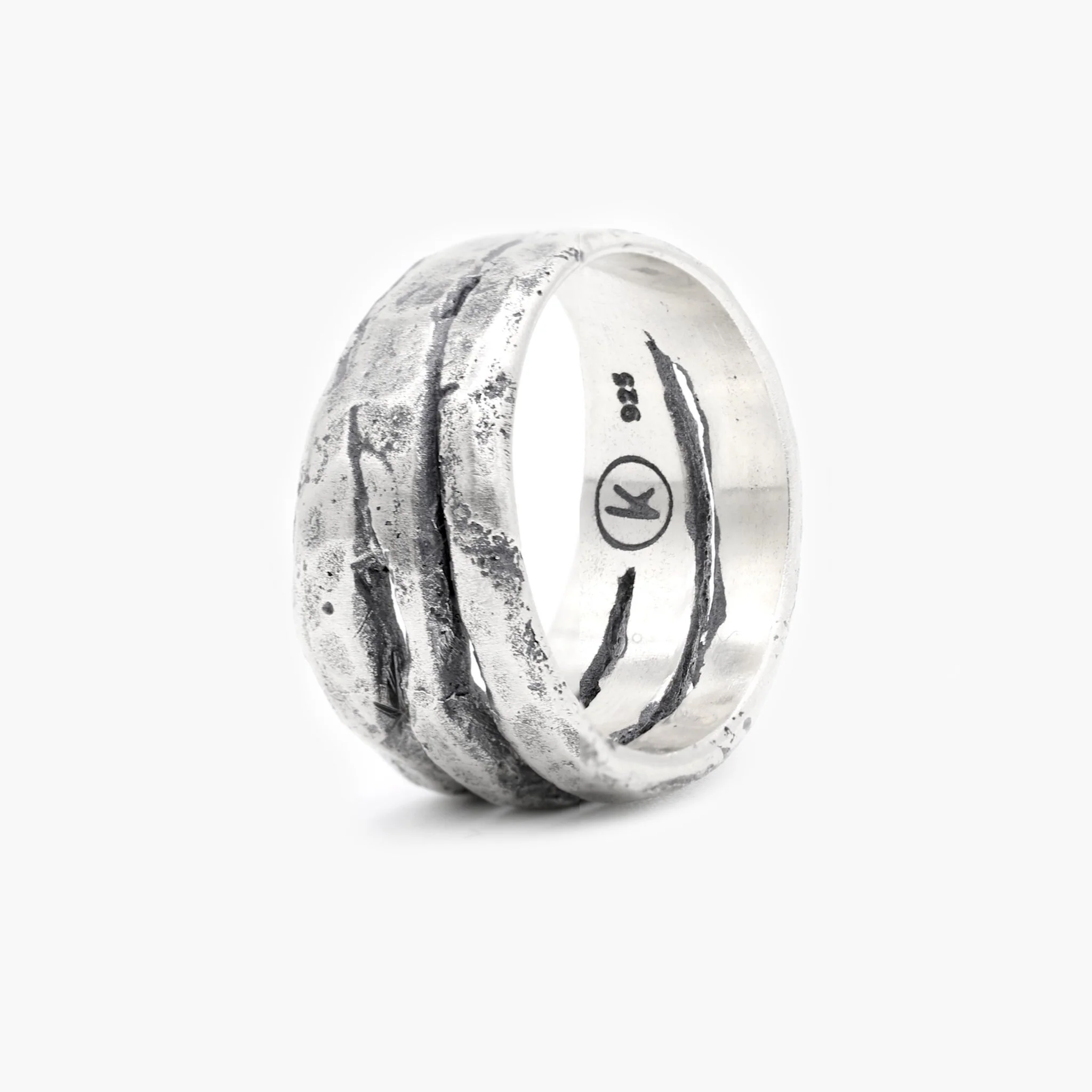 Hand-forged Sterling Silver Ring - Image 2