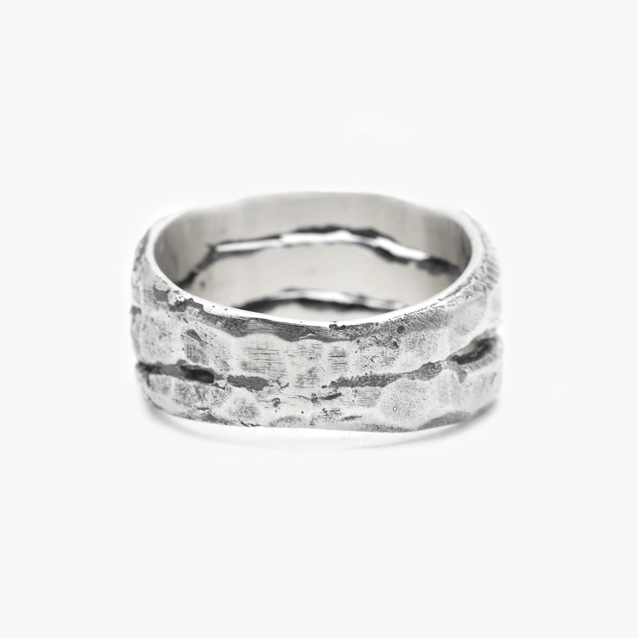 Hand-forged Sterling Silver Ring - Image 3