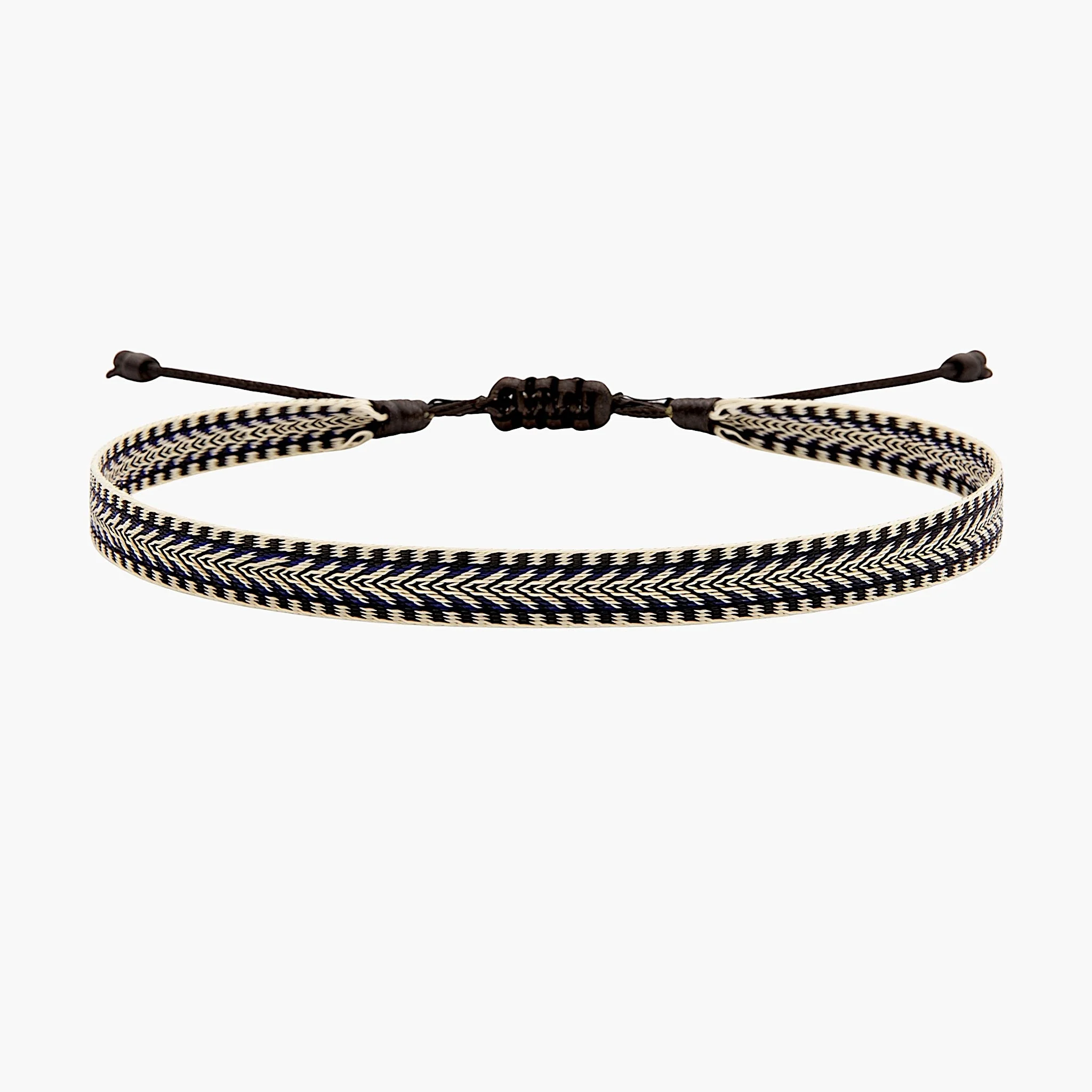 Handmade Purnama Bracelet (Black/Cream)