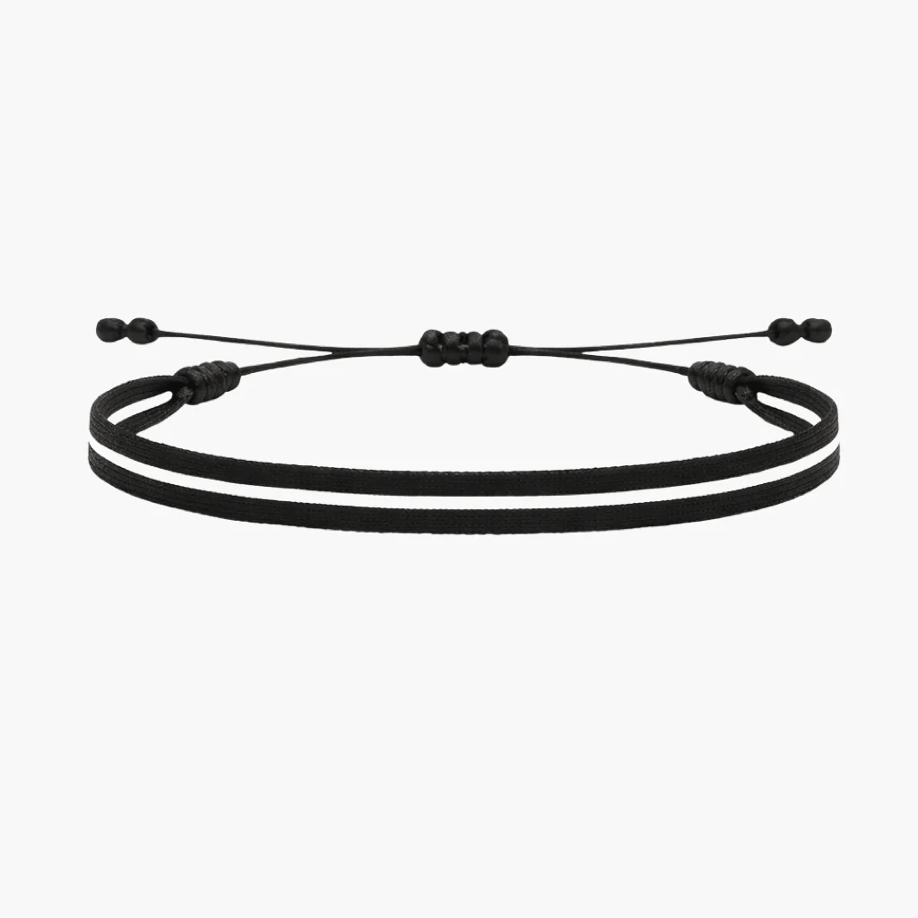 Handmade Purnama Bracelet 68 (Black/White)