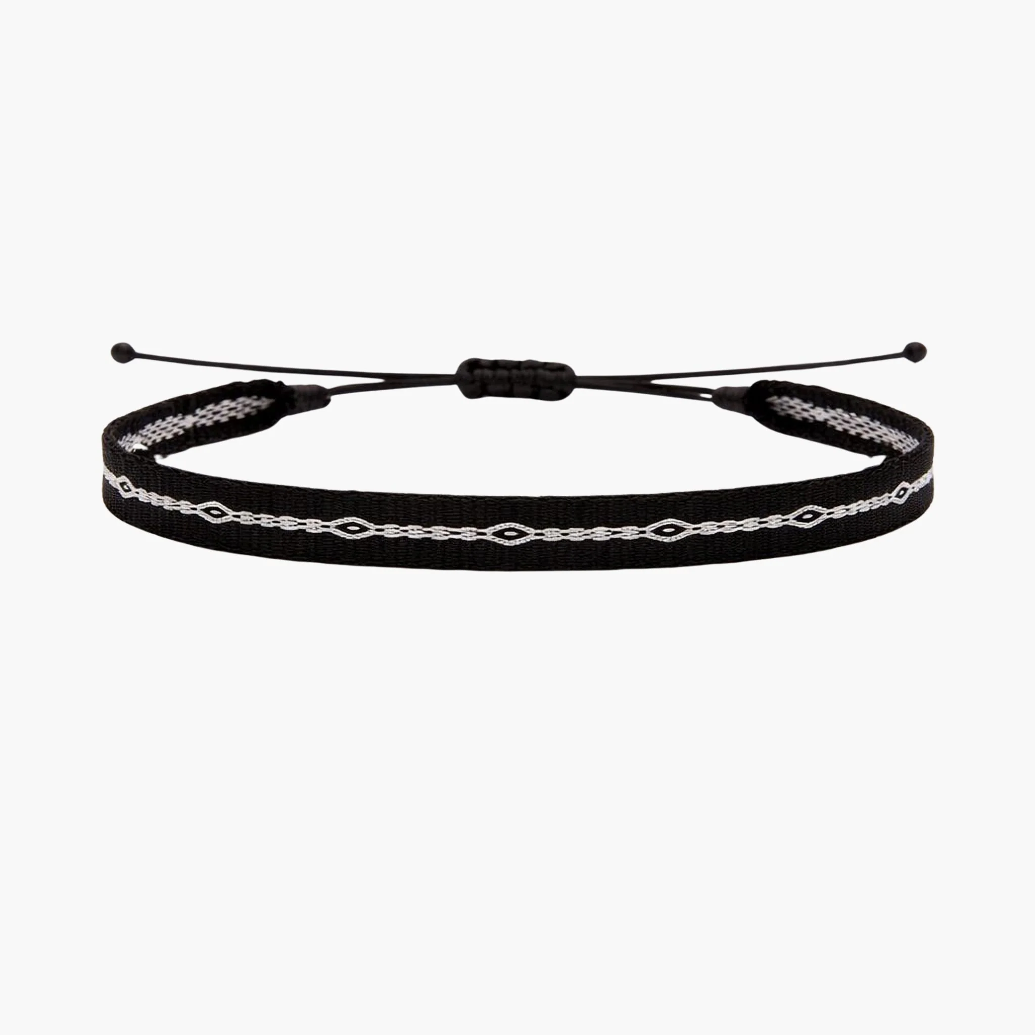 Handmade Purnama Bracelet 90 (Black/White)