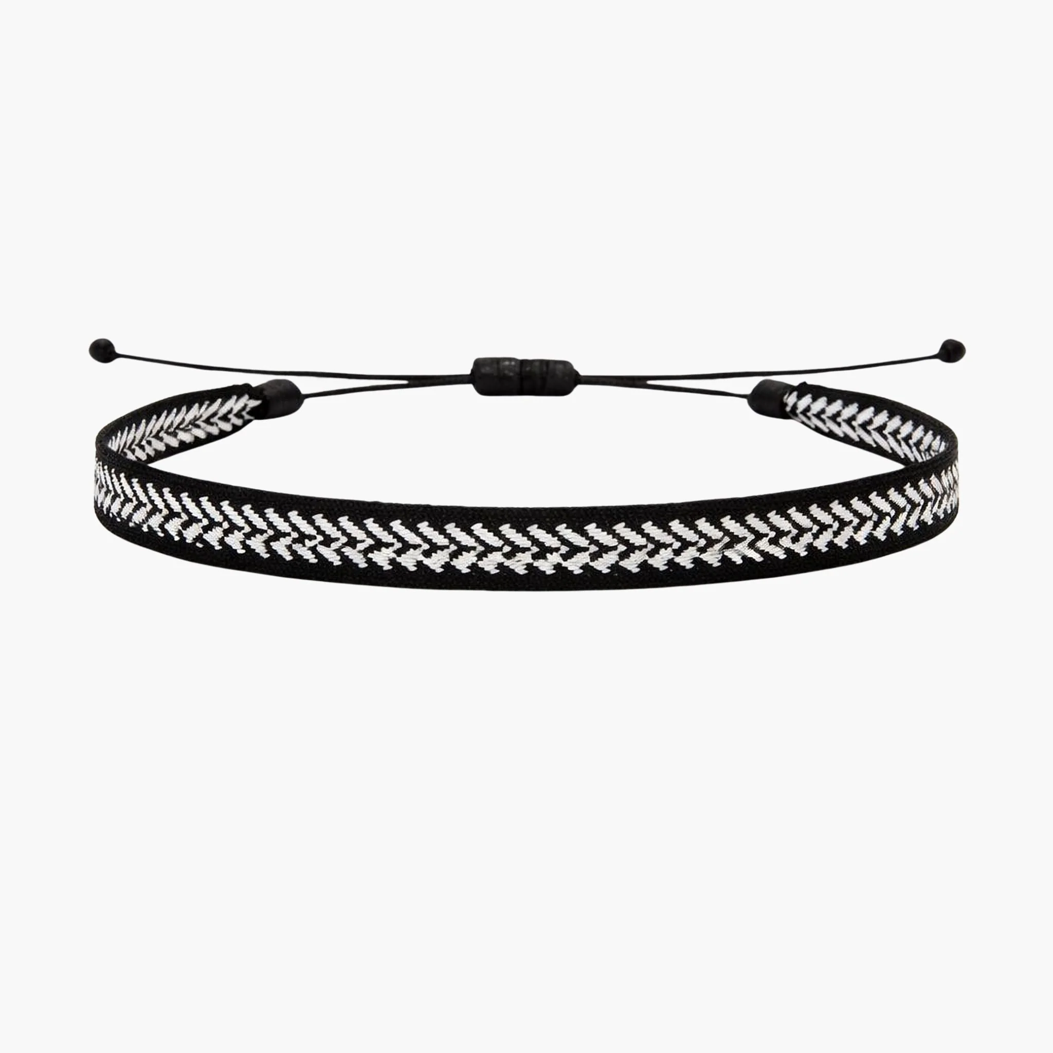 Handmade Purnama Bracelet 97 (White/Black)