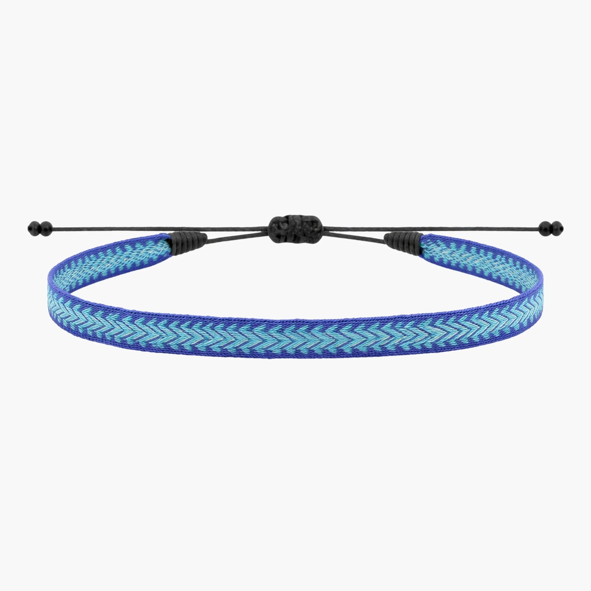 Handmade Purnama Bracelet (Blue/Grey)