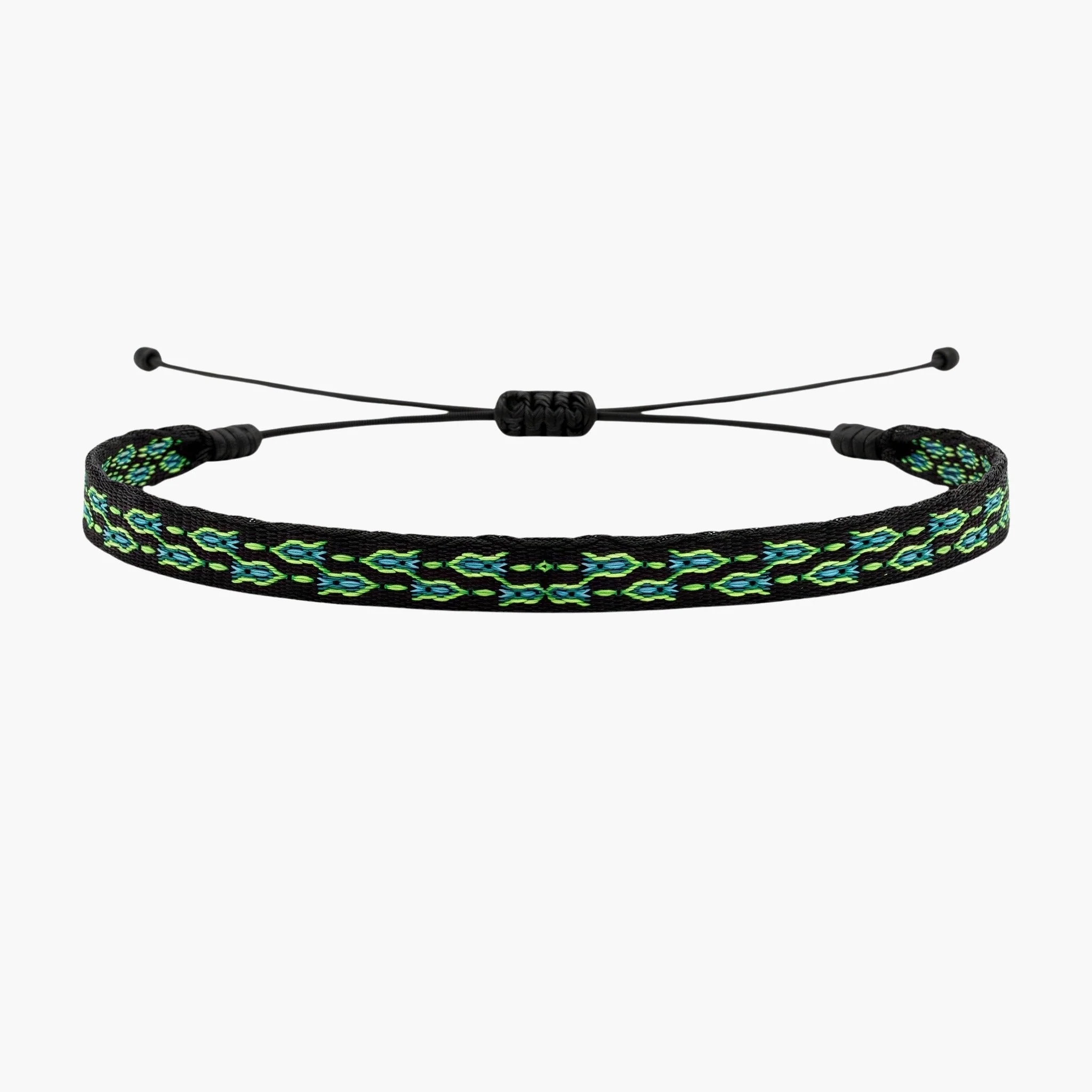 Handmade Purnama Bracelet (Green/Black)