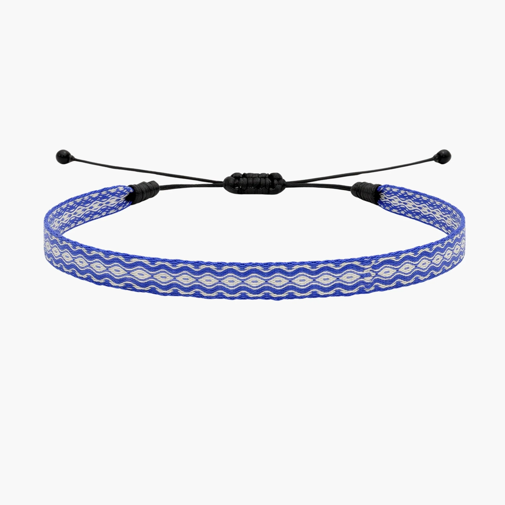 Handmade Purnama Bracelet (White/Blue)