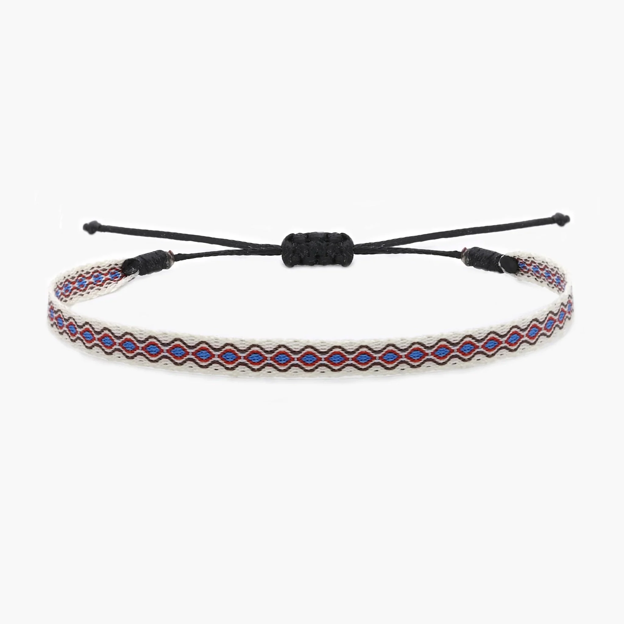 Handmade Purnama Bracelet (White/Blue)