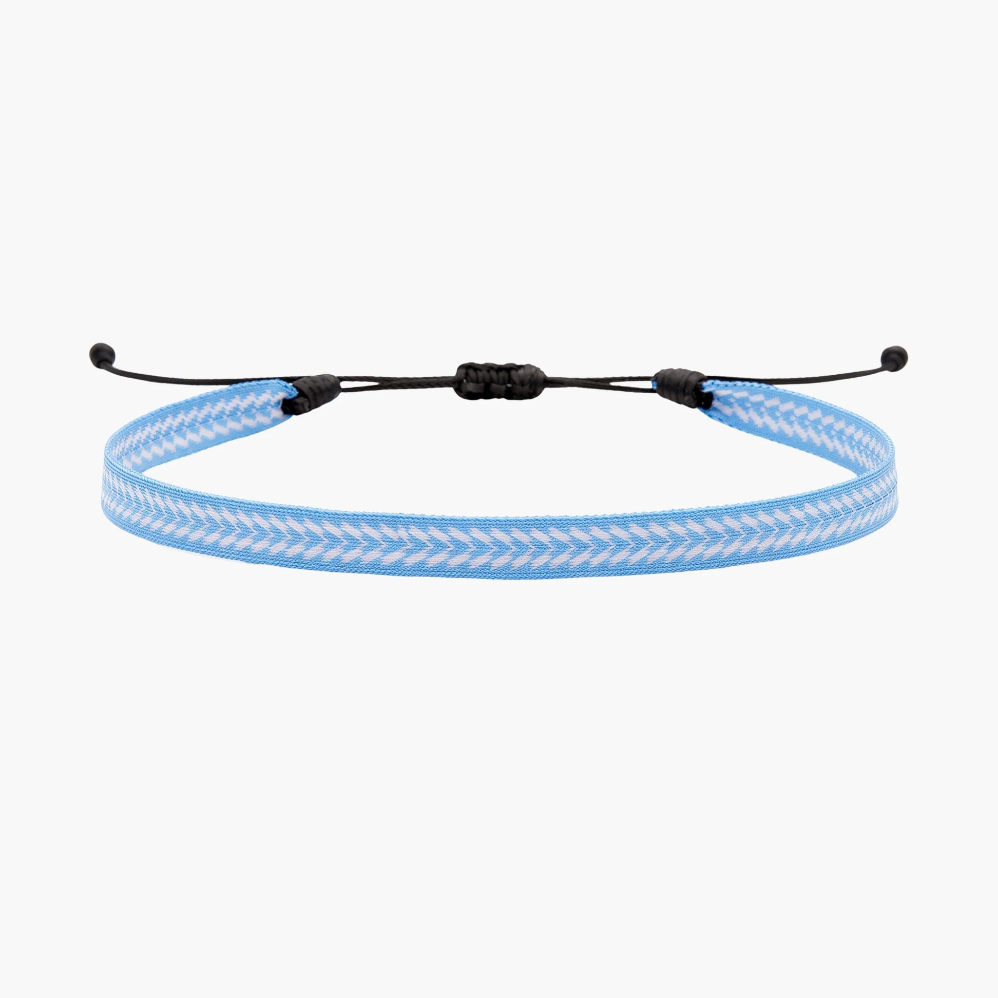 Handmade Purnama Bracelet (White/Light Blue)