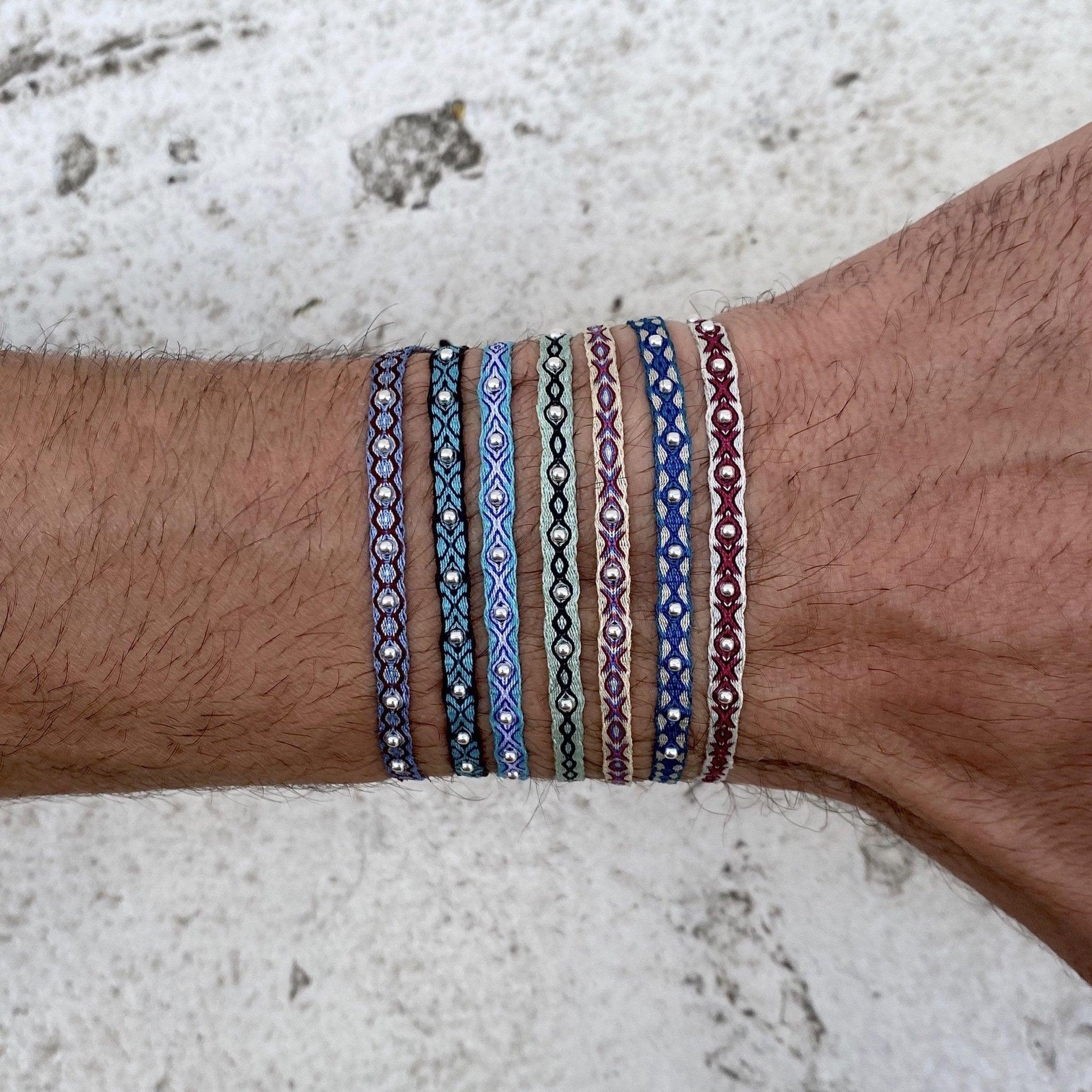 Handmade Purnama Bracelet (Navajo Patterns) - Image 3