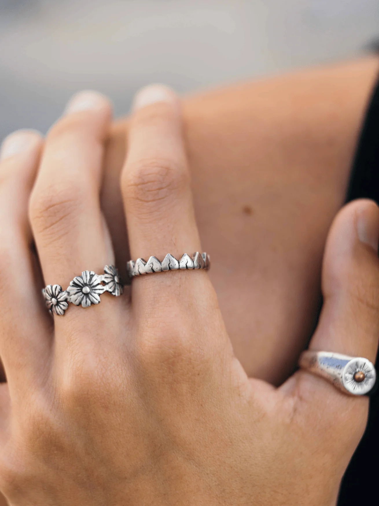 Heartbreak Sterling Silver Ring - Image 3