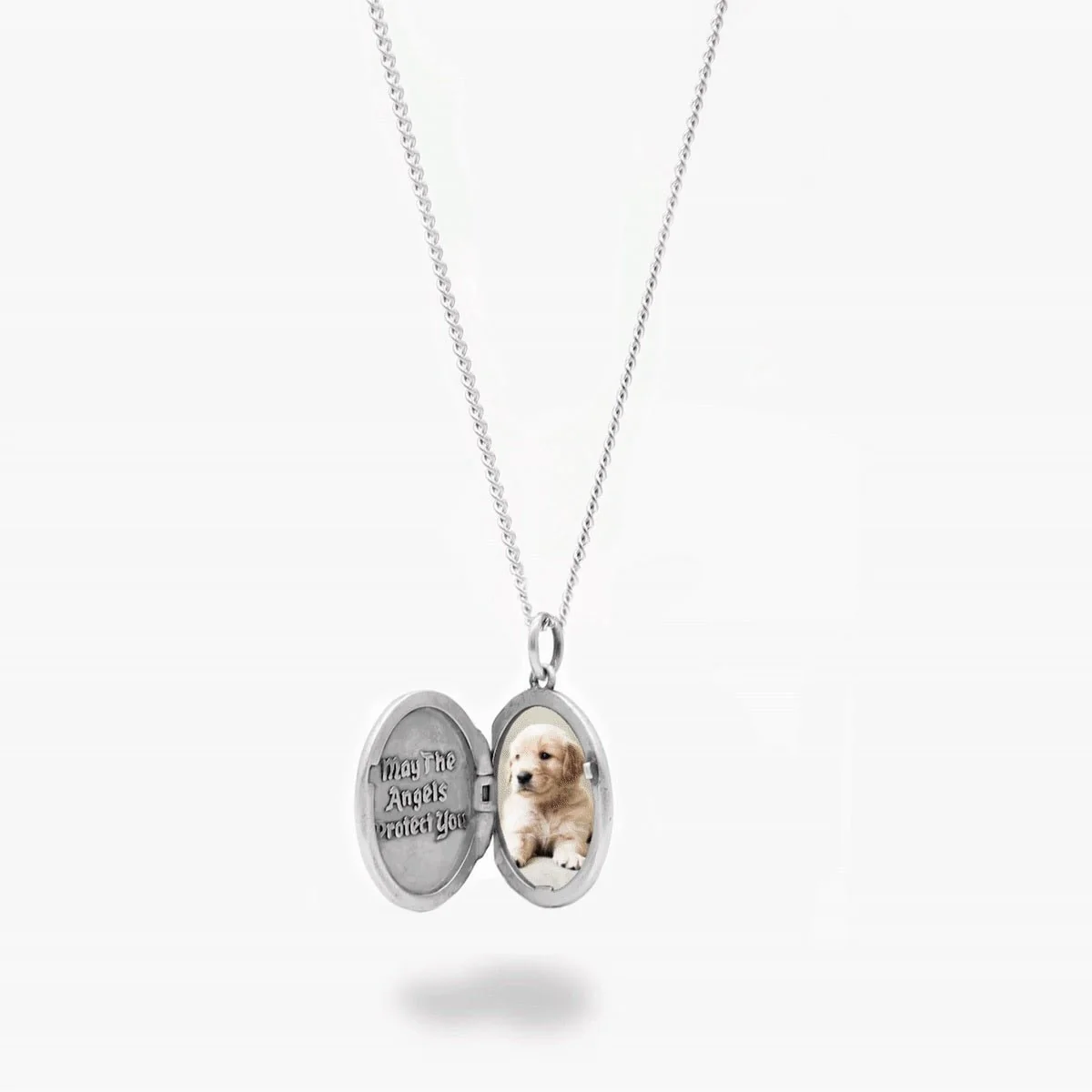 Sterling Silver Photo Locket Necklace - Image 2