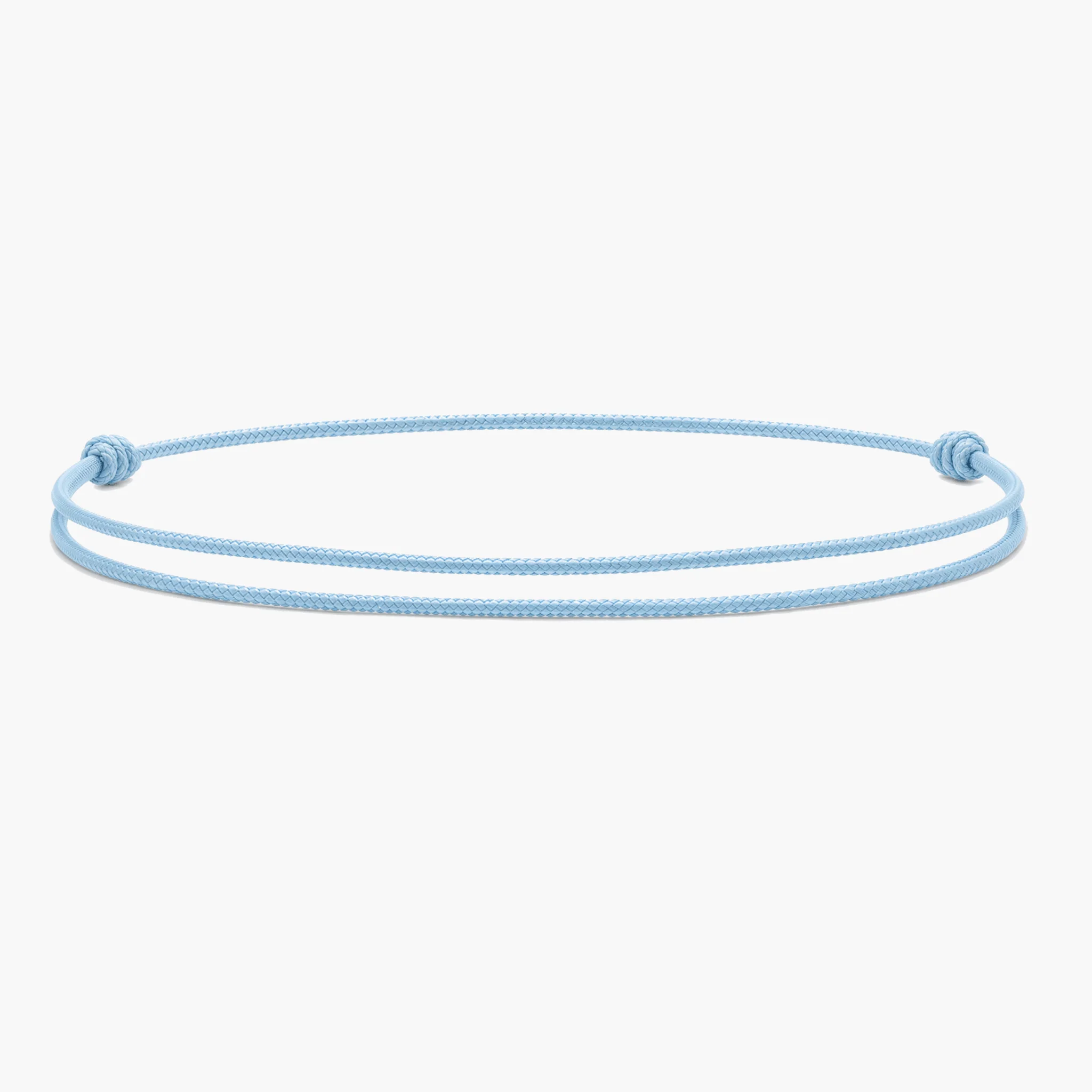 Nylon String Bracelet (Light Blue)