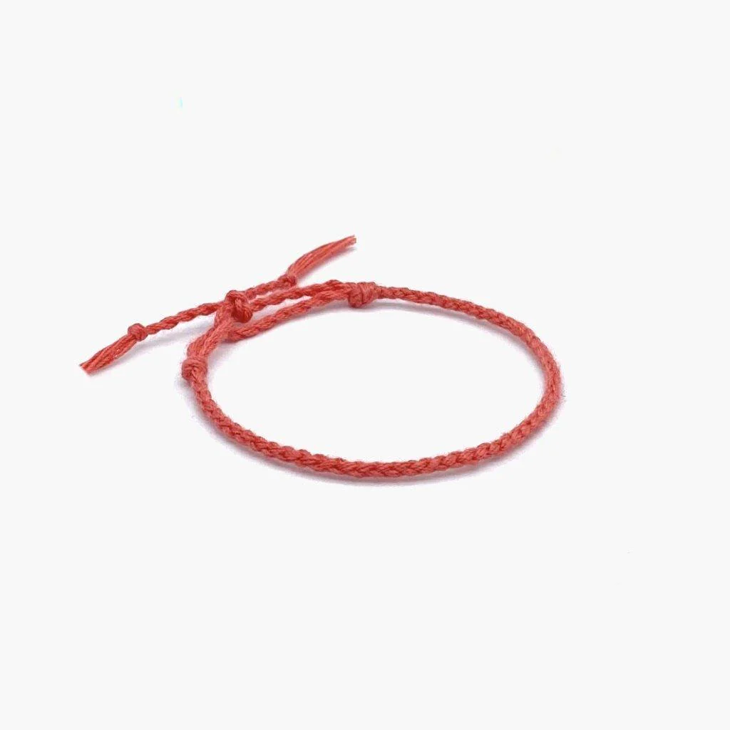Pranayama Cotton Bracelet (Temple Red) - Image 3