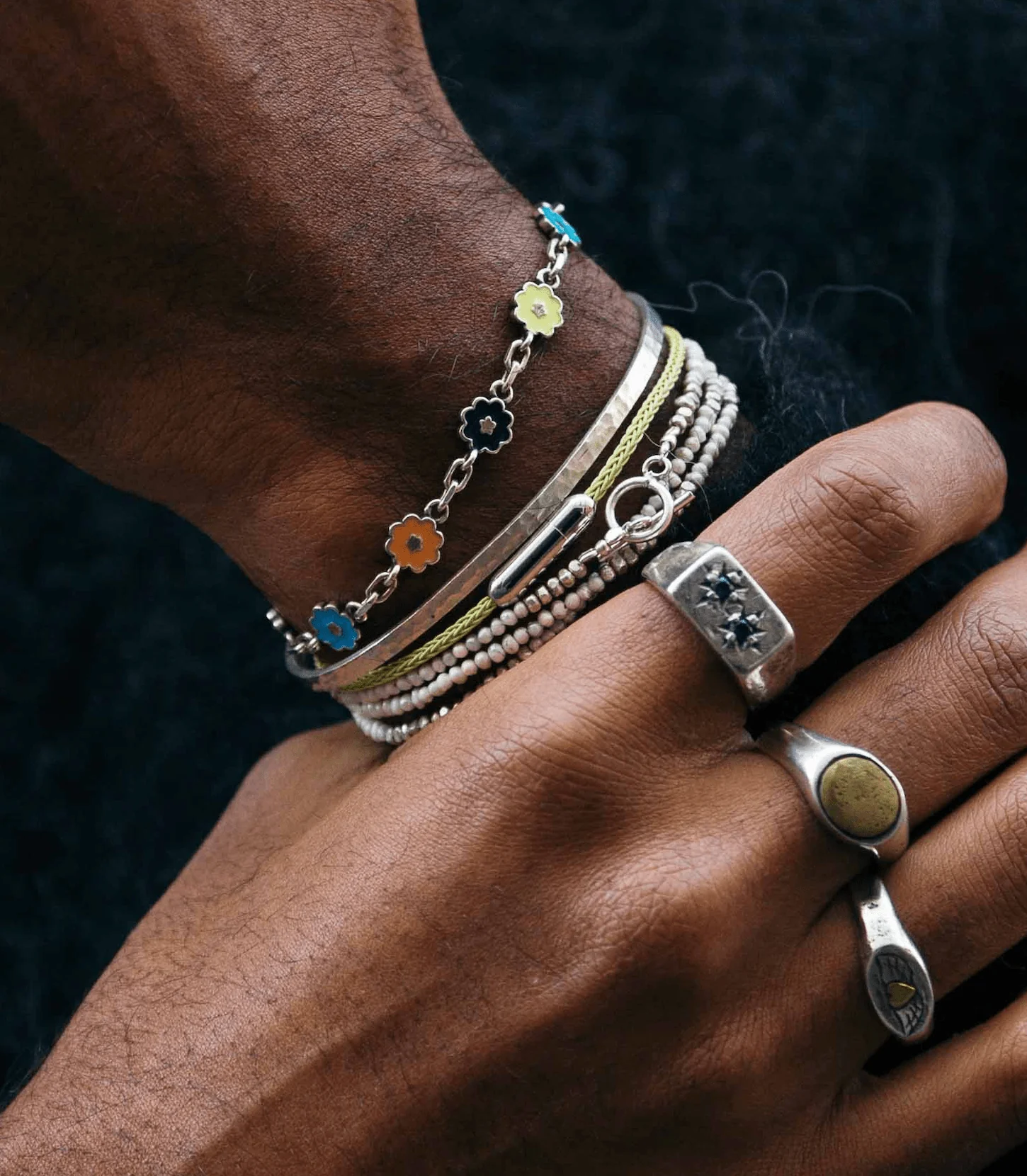 Sailing Cable Bracelet With Silver Screwing Mechanism (Multicolours) - Image 4