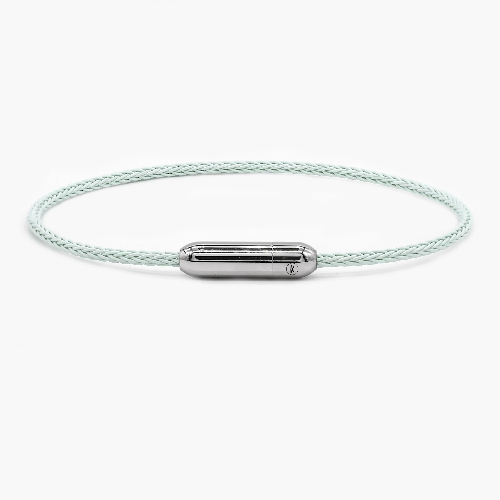 Sailing Cable Bracelet With Silver Screwing Mechanism (Off-White)