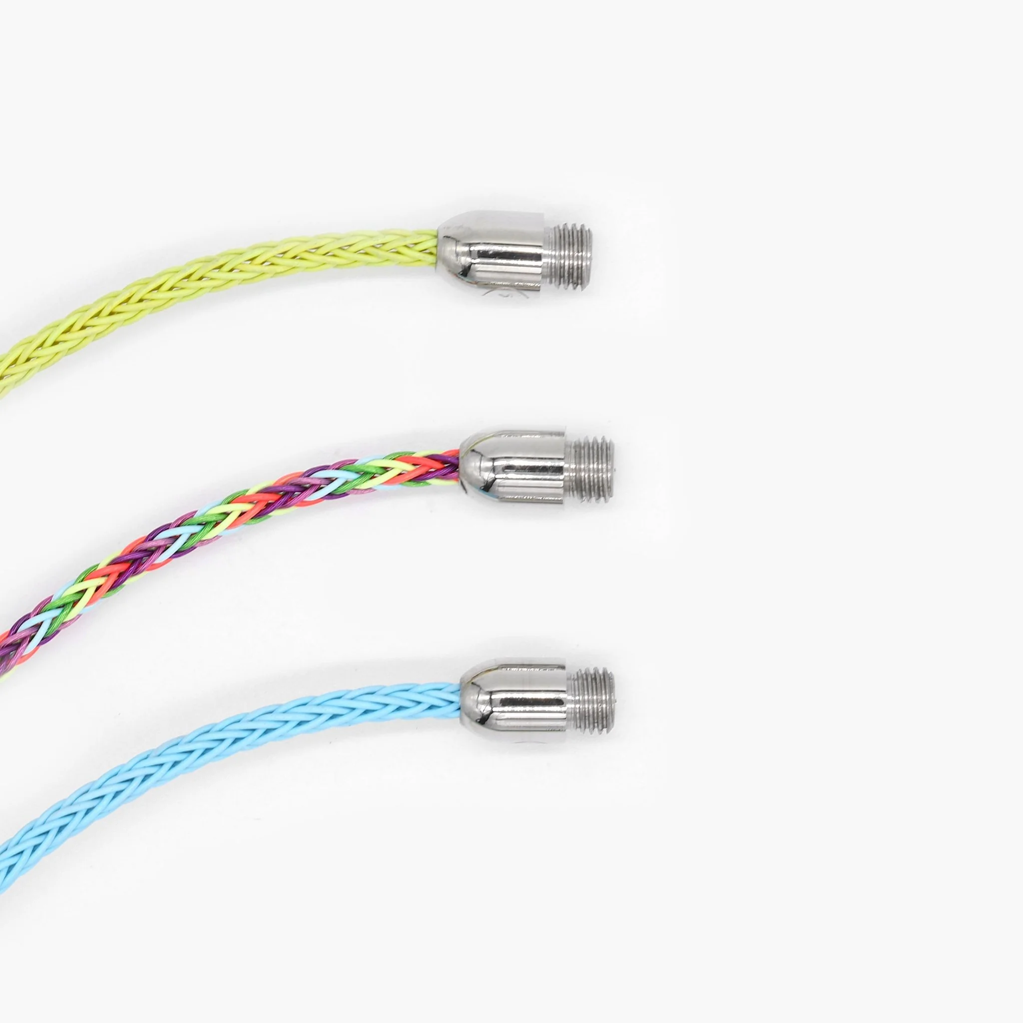 Sailing Cable Bracelet With Silver Screwing Mechanism (Off-White) - Image 2