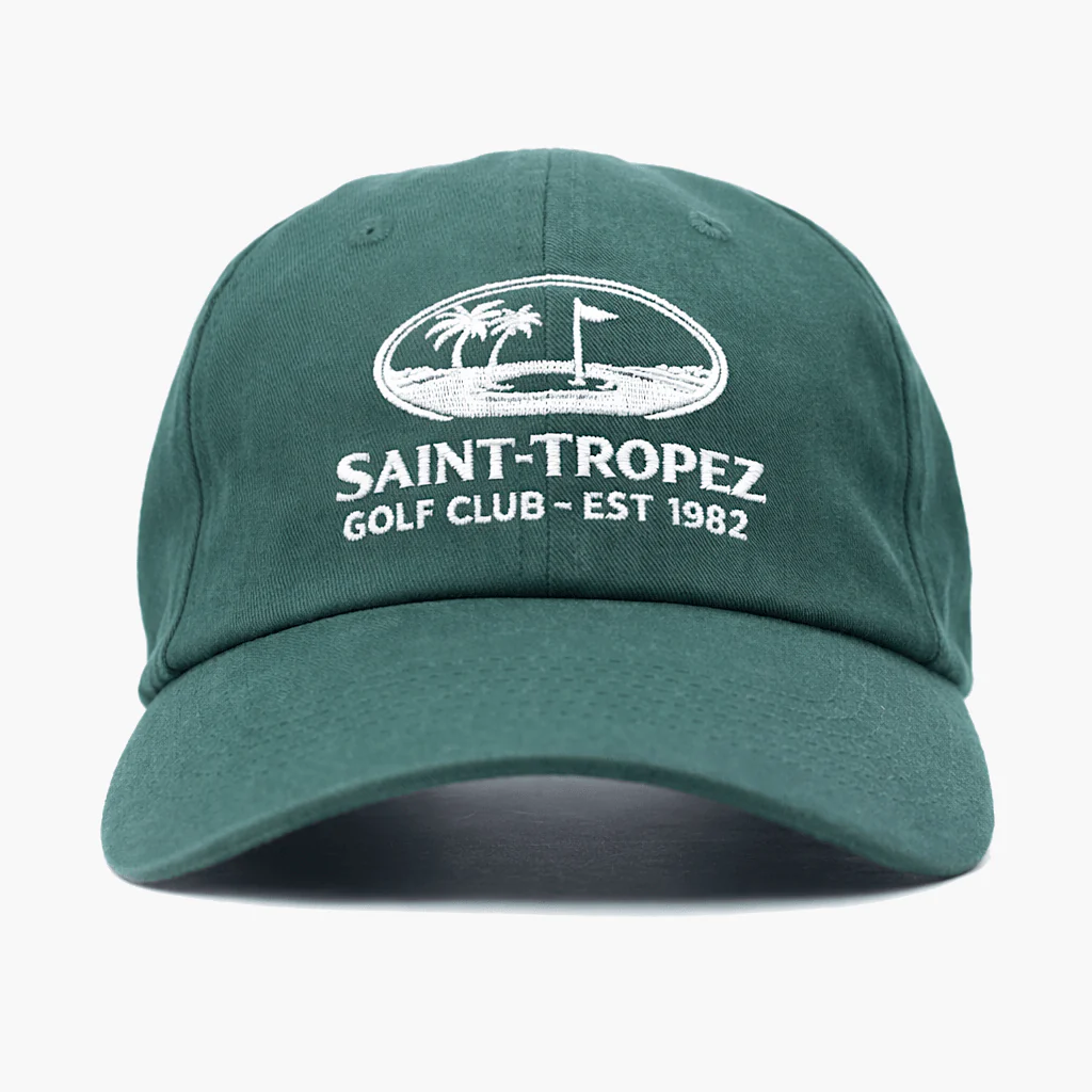 Saint Tropez Golf Club Souvenir Daddy Cap (Bottle Green)