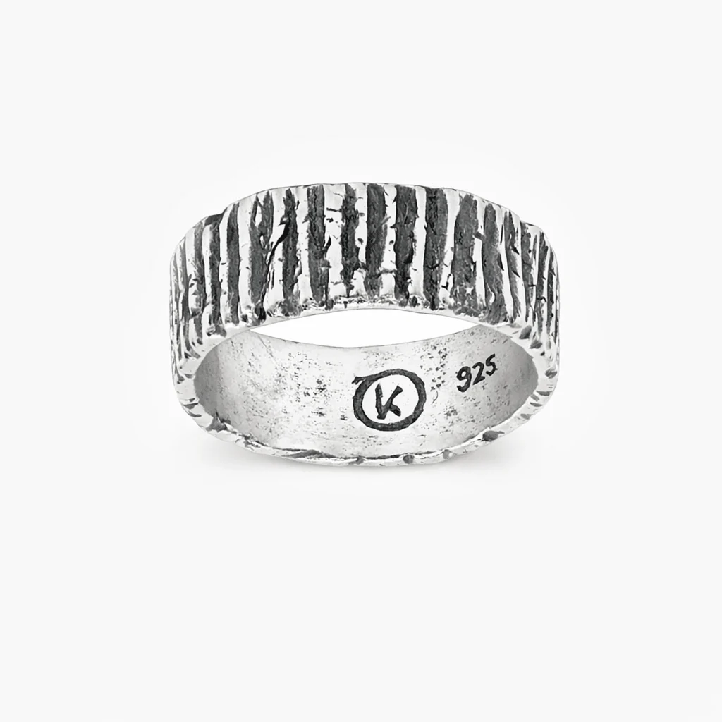 Sterling Silver Crater Ring