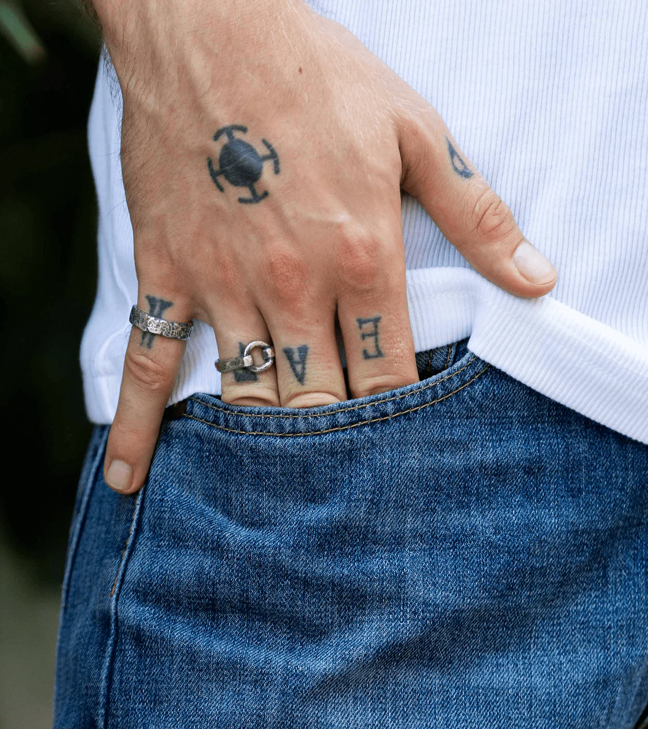 Sterling Silver Round Perforated Signet Ring - Image 7