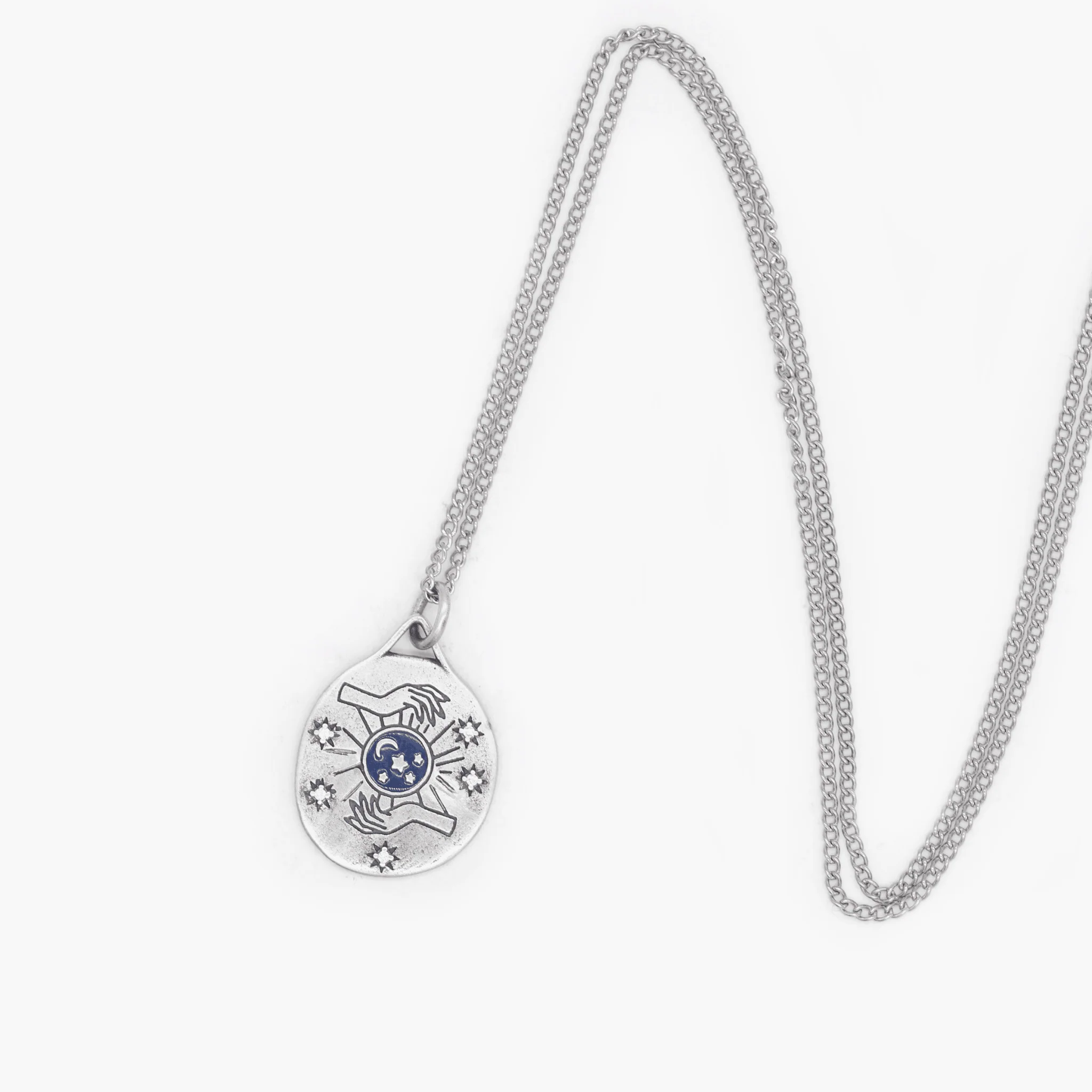 Tarot Card "The Magician" Sterling Silver Necklace - Image 2