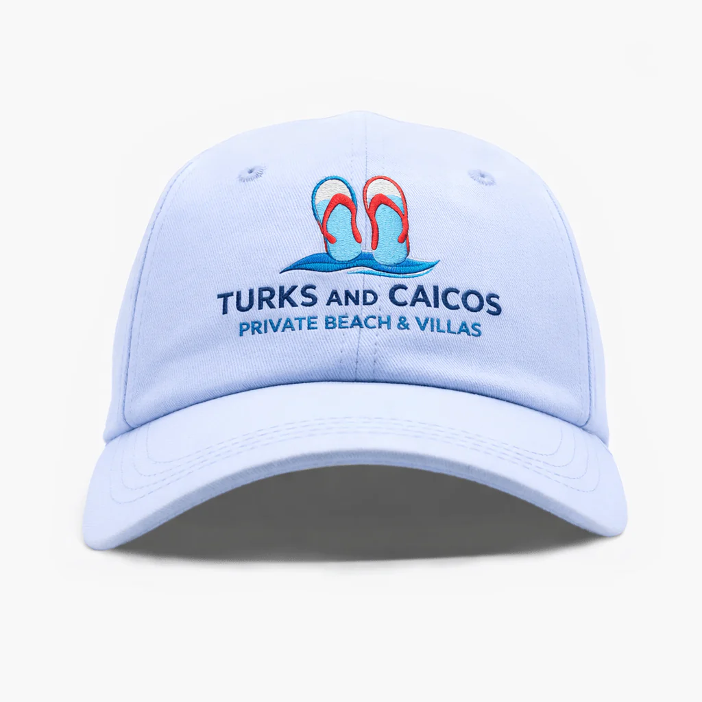 Turks And Caicos Souvenir Daddy Cap (Light Blue)